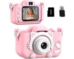 Allecto Plus - Digitale Camera voor Kinderen: Draagbare Fotografie Camera - 1080P Video Recorder - 48MP - Dual Camcorder - Verjaardag en Reizen