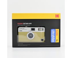 Bundle Kodak Film Camera Ektar H35 Beige + Pellicule 35mm Half frame
