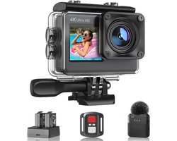 CRLYN® Vlog Camera voor Beginners - Videocamera voor Kinderen en Volwassenen - Handycam - 4K Kwaliteit