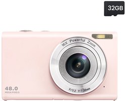 Digitale camera 48MP 2,7K FHD 16x digitale zoom, webcam, autofocus