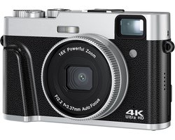 Digitale camera 4K/48MP/16x zoom/autofocus/zoeker/anti-trilling