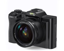 Digitale camera 5K/48MP/16x zoom/6-assige anti-shake 3,5 inch scherm