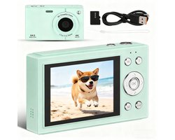 Digitale Camera 64MP - 4K Video & 18x Zoom - Met Autofocus, 2.8" IPS Scherm en 64GB Kaart - Voor Vloggen en Fotografie