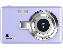 Digitale camera - autofocus UHD 4K 50MP camera voor fotografie met 32GB SD-kaart, 16x zoom, anti-shake, draagbare compacte point-and-shoot digitale camera's voor kinderen, tieners, volwassenen en beginners
