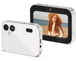 Digitale Camera met Touchscreen – 4K Autofocus Vlogcamera, 64MP 16X Zoom Compactcamera – Draagbare Point-and-Shoot, Selfie, Muziek & Videospeler voor Kinderen & Tieners