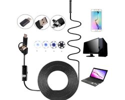 Endoscoop Camera - Endoscope Camera - Waterdicht HD LED Endoscoop Camera - Flexibele Camera - Draadcamera - Android USB Inspectiecamera - Mini Camera