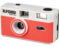 Ilford Sprite 35-II Silver And Red camera