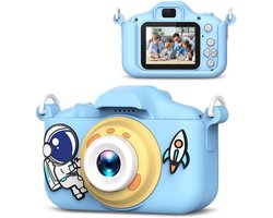 Kindercamera Voor Meisjes/jongens, Draagbare Selfie-speelgoedcamera Voor Peuters Van 3-12 Jaar, 20MP 1080P HD Digitale Videocamera Voor Kinderen, Verjaardagen, Kerstmis En Festivals (blauw)