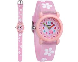 Kinderen Horloges - Analoog, Waterdicht, Onderwijs, Cartoon, Silicone/Nylon Strap