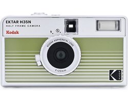 Kodak EKTAR H35N Film Camera Groen- halfframe - halfkleinbeeld - de vernieuwde versie van de EKTAR H35