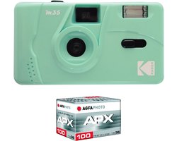 Kodak M35 - Analoge Camera (35mm) - Mint Green - ISO 200/400 + fotorolletje