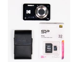 Kodak Pixpro FZ55 - Compactcamera - Zwart - + 32GB geheugenkaart - + Tas