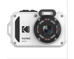 Kodak WPZ2 - Compactcamera - Onderwatercamera - 16 megapixel - Wit- Extra accu - 16GB geheugenkaart