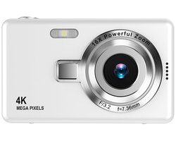 longziming -Digitale camera 1080P – Handheld videocamera – 96MP Foto’s – 16x Digitale Zoom – TFT-scherm 2,4" – Sportmodus, Timer, Filters – Hoge Resolutie Foto & Video voor Kinderen – Zonder Geheugenkaart