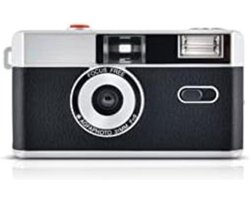 Merkloos - Analoge camera - Zwart