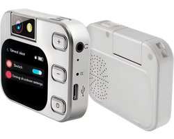 Mini Camera 1080P met 32G TF Card – Bluetooth, 2,01″ Touchscreen, Videorecorder, Muziekspeler, FM-Radio, E-Book Lezer, Digitale Fotocamera, Multimedia Speler