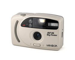 Minolta AF 35 Big Finder 35mm Zoom Point and Shoot Film Camera