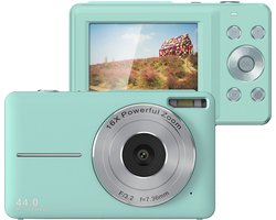 NAXSIR Compacte digitale camera voor beginners - Draagbare kindercamera met autofocus
