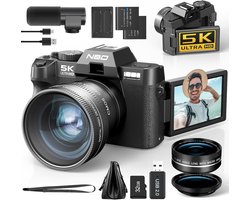 NBD S100 - Compact Digitale Camera - NL software - 64MP Camera met 180° Flip