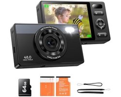 N.lux - Digitale camera / 64 GB / Kindercamera / Video camera / Filters / Multifunctioneel / Vlog camera