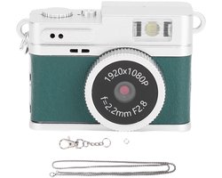 Omgoods- Sleutelhanger Camera 1080p - Mini Digitale Camera - 128 GB Opslag - Vintage Fototoestel - Compact Formaat - Multifunctioneel
