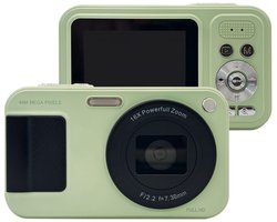 Orbit Electronic Digitale Camera - Fototoestel - Vlog Camera - Foto & Video - 64GB - Voor Kinderen en Beginners - DX7 Pro - Groen