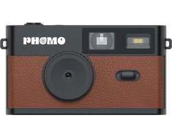 Phomo - Digital Retro Camera - Schermvrij - Donkerbruin - 8GB
