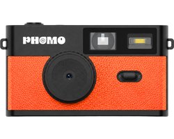 Phomo Digitale Retro Camera - Compact Camera - 8MP - 4 Retrofilters - Flits - SD-kaart - USB-C - Oranje