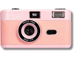 PIX3L - Analoge Camera - Inclusief Rolletje en Batterij - 35 mm - ISO 400 - Herbruikbaar - Roze