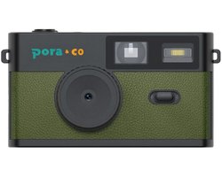 Pora&Co Digitale Camera - Schermvrij - Oplaadbaar - 2000 Foto's - Fotocamera - Vintage - Duurzaam - Groen - Retro
