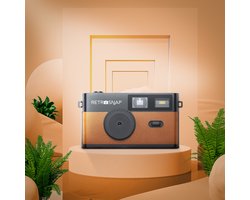 Retrosnap bruin - Retro camera - zonder scherm - Ideaal voor festivals en vakanties - vintage camera