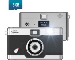 Senzo Digitale Camera - Schermvrije Retro Fotocamera - 13MP - 8 Ingebouwde Filters - 2500 Foto's - 8GB - Fototoestel