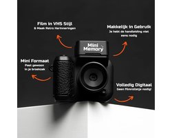 STFU MiniMemory – Retro Mini Camera | Digitale Videocamera | Vintage Look | Foto & Video | Perfect Cadeau