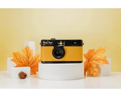 Sunbeam gele Camp Snap Digitale Camera - Schermvrij - Oplaadbaar