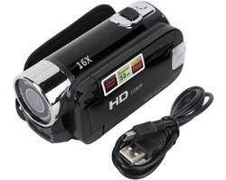 VH Supplies® Handycam - Videocamera - Vlog Camera - 2,7 inch Schermformaat - 1080P - 16x Digitale Zoom