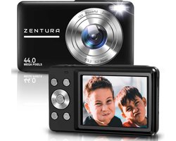 Zentura Digitale Camera - Fototoestel - Fotocamera - Compact Camera - Vlog Camera - Voor Kinderen - Inclusief 32GB