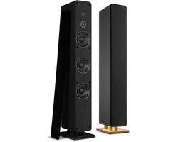 Actieve speakerset - Audizio ARCO HiFi speakers - Vloerstaande speakers met Bluetooth - 320W - Zwart