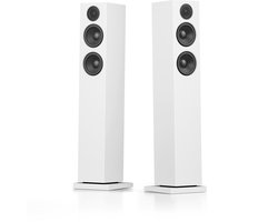 Audio Pro A38 Smart Multiroom Actieve Vloerstaande Speakers - 2x75W - Multiroom Ondersteuning - Draadloze streaming via wifi en Bluetooth - Wit