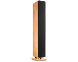 Audizio ARCO HiFi speaker - Vloerstaande speaker - Tower speaker met 4 inch woofers - 160W - Houtlook