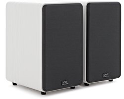 AVCOM Actief boekenplankluidspeakerpaar, wit