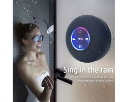 Badkamerspeaker – Bluetooth – Waterdicht – Met Zuignap – Zing Onder de Douche - E3.3