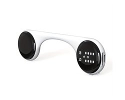 Bluetooth-slaapluidspreker met botgeleiding, slaaphulpmiddel voor onder het kussen, witte ruisspeler, compatibel met TF-kaartsleuf, oorvriendelijk, draagbaar slaaphulpmiddel (wit).