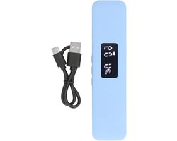 Bone Conduction Stereo Mini Bluetooth5.3 Sleep Headphones with Digital Display Timer Function for Side Sleepers Deep Sleep Meditation Insomnia (BLUE)