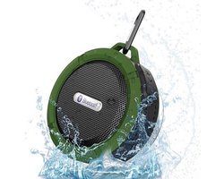 BP® Douche Speaker - Badkamer Speaker - Shower Speaker - Draagbare Speaker - Bluetooth Speaker - Met Zuignap - Waterproof - USB Oplaadbaar - Groen