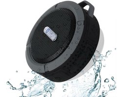 BP® Douche Speaker - Badkamer Speaker - Shower Speaker - Draagbare Speaker - Bluetooth Speaker - Met Zuignap - Waterproof - USB Oplaadbaar - Zwart