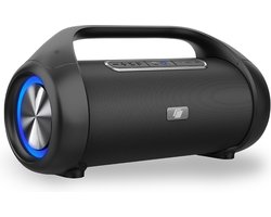 Caliber Bluetooth Speaker - Muziek Box - LED verlichting - Extra Bass - 200 Watt - Draagbare Speaker - Stevige Handgreep - Powerbank 9.000 mAh - Tot 22 uur muziek - Waterbestendig (HPG640BT)