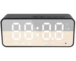 Draadloze Bluetooth Speaker - speaker - Met Fm Mini Kaart Spiegel - Wekker Audio Kraam - Ontvangen K Stem Prompt