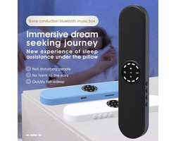 Draadloze stereo soundbar, oplaadbare Bluetooth-zakluidspreker, bone conduction-luidspreker voor onder het kussen, witte ruis.