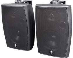 E-Audio 120 Watt Actieve Luidspreker set Zwart met Bluetooth 4.0