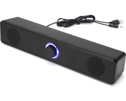Elkuaie Bluetooth Speaker - USB Audio Subwoofer - Super Bass - 1 Stuk - Zwart
